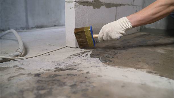 Crawl space vapor barrier installation in Mendon, NY